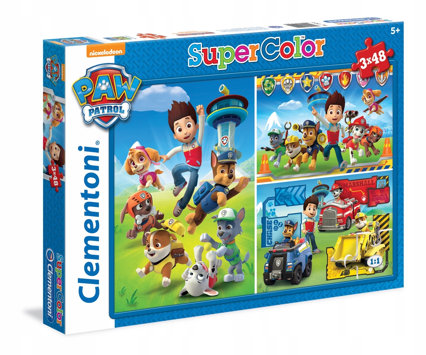 

Puzzle 3x48 el. Psi Patrol Clementoni Supercolor