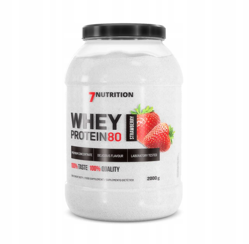 Wpc Whey Protein 80 2 Kg Jahoda 7NUTRITION