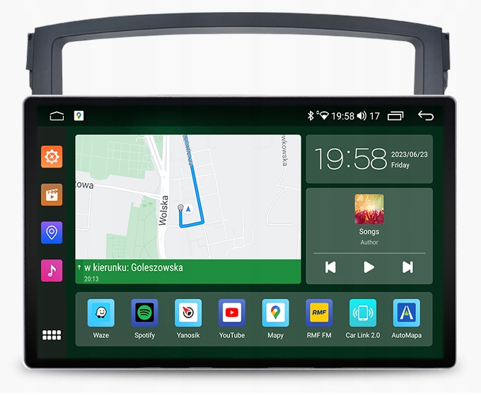 Mitsubishi Pajero Rádio Navigace Android Carplay 11.5" 2K UIS7862S 8+128