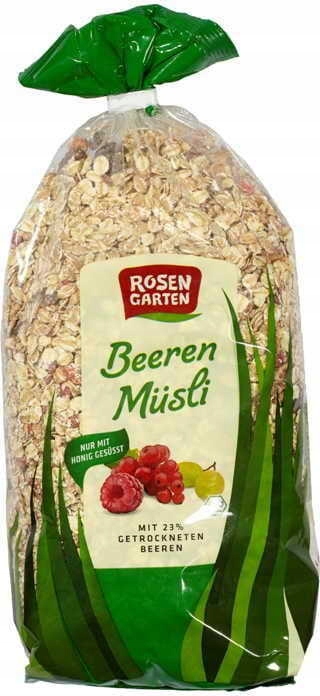 Levně Musli z 23 % lesních plodů Bio 750 g Rosengarten