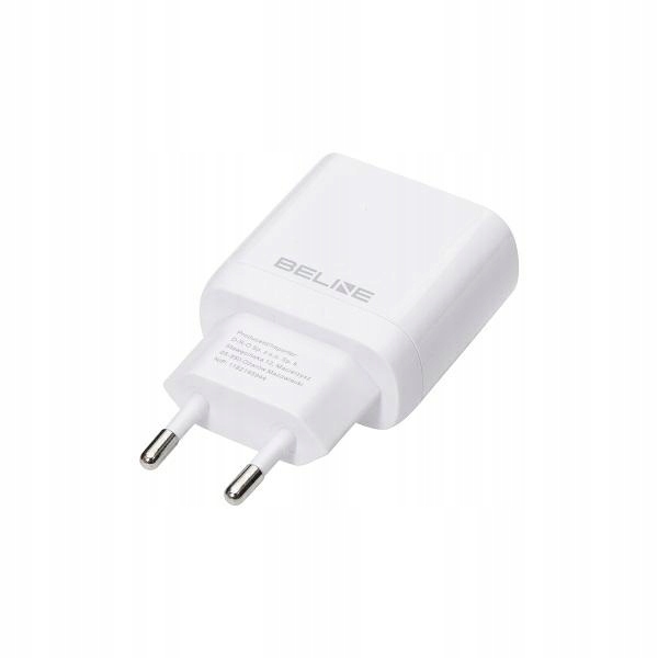 Ładowarka sieciowa GaN USB-C 25W QC PD + Kabel Type-C szybka mocna Marka Beline