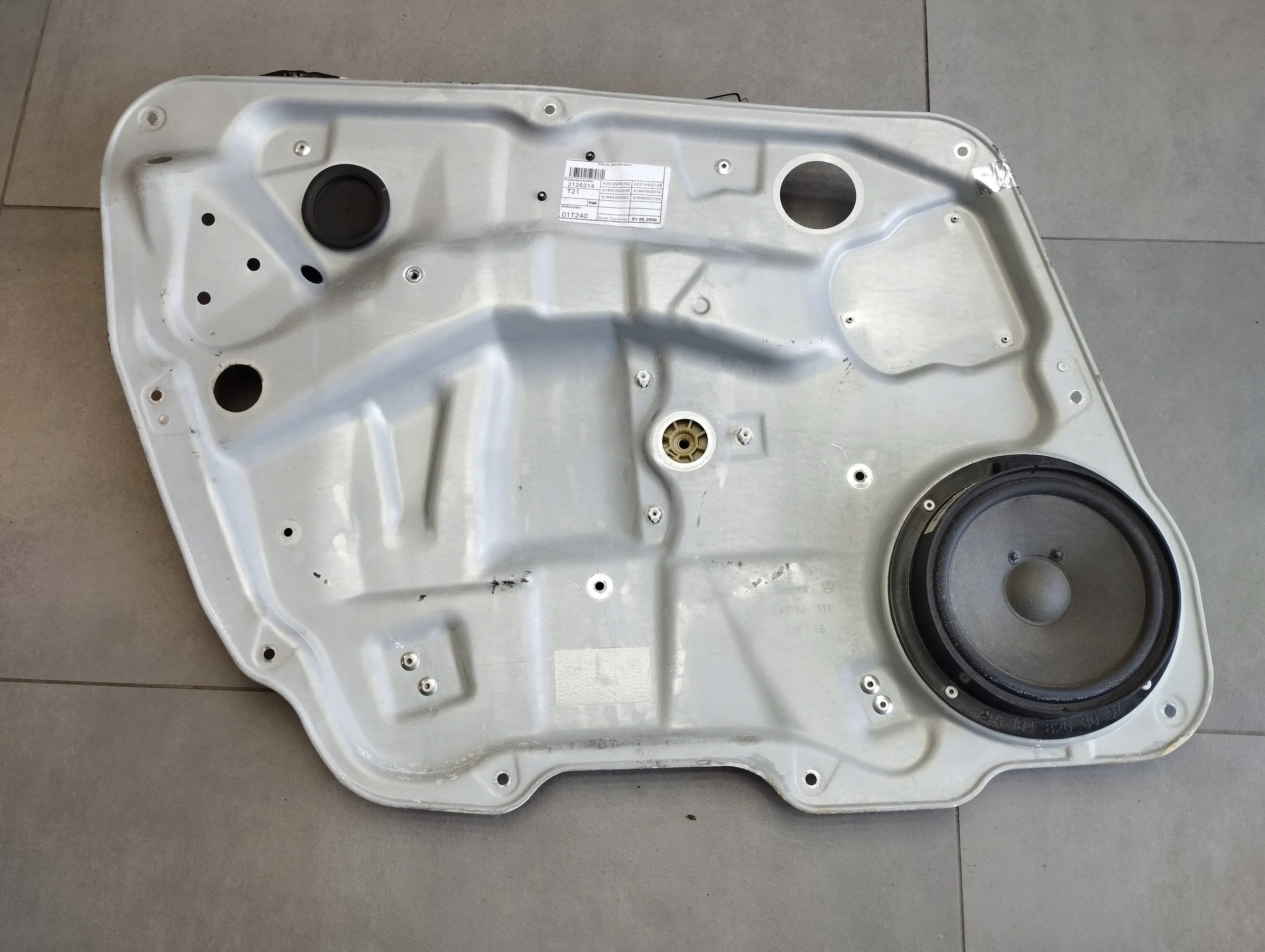 Mercedes ML W164 mechanism windows left A2518200742
