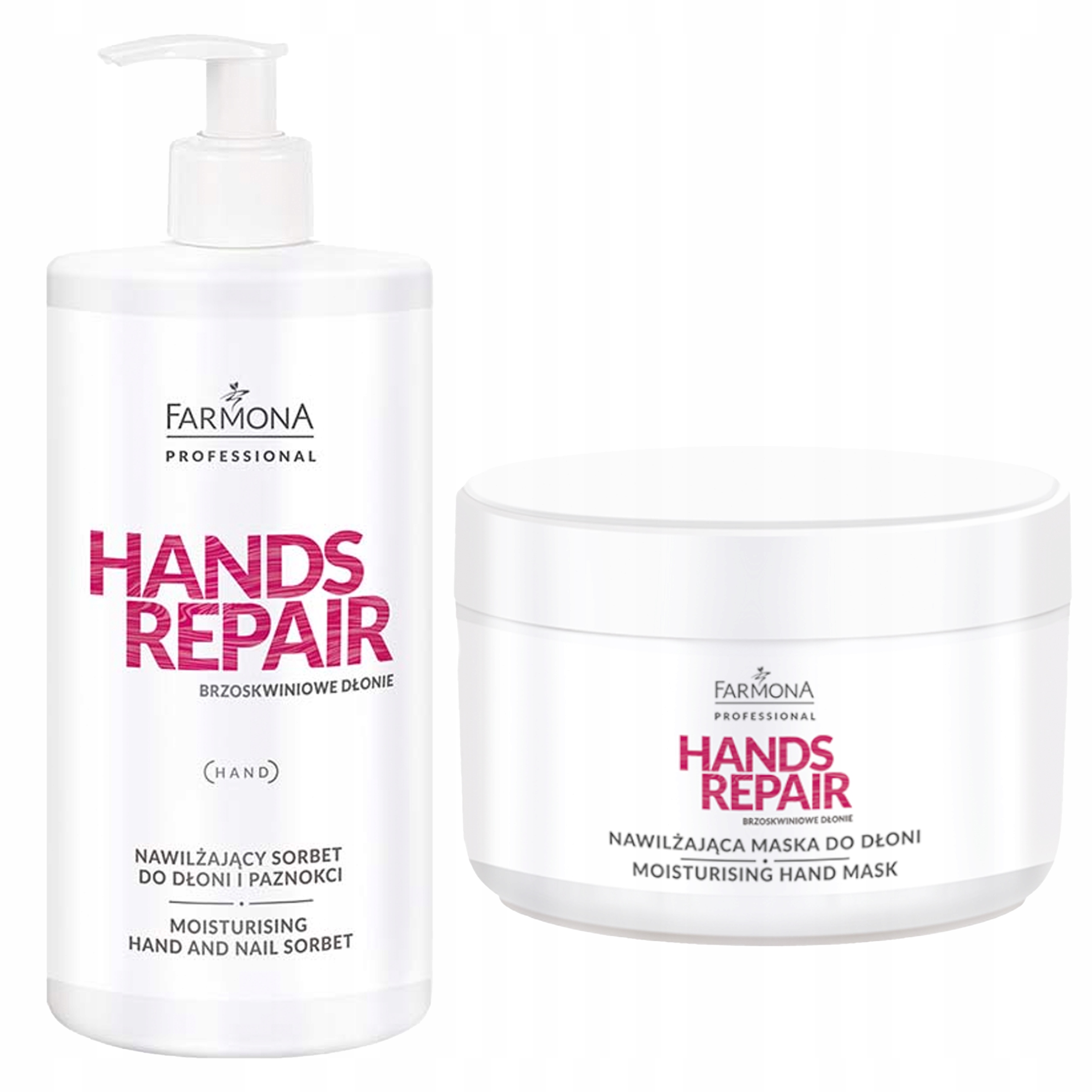Farmona Hands Repair Sada Péče O Ruce Maska 300 ML Sorbet 500 ML