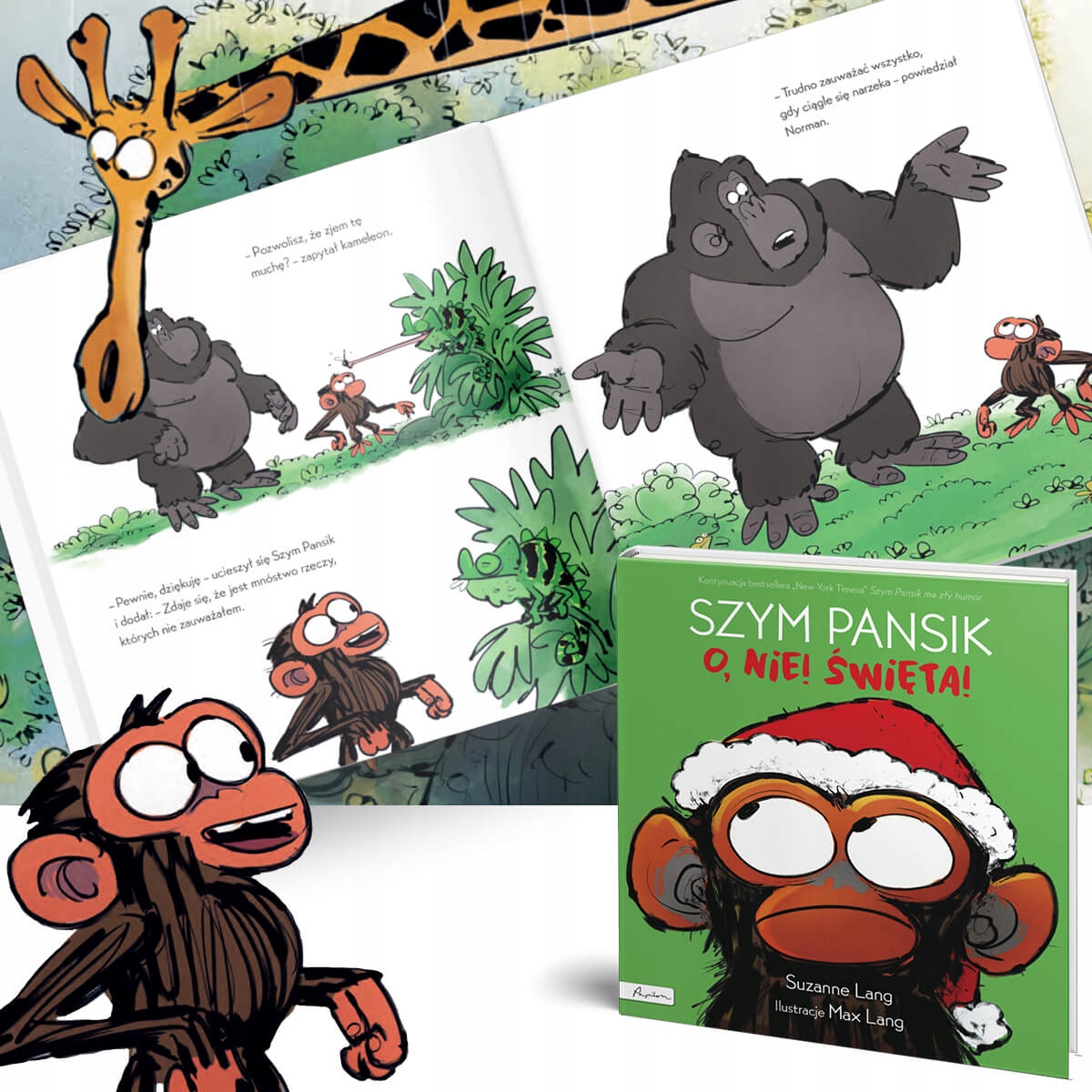 Szym Pansik. O, nie! Święta! Wydawnictwo Papilon