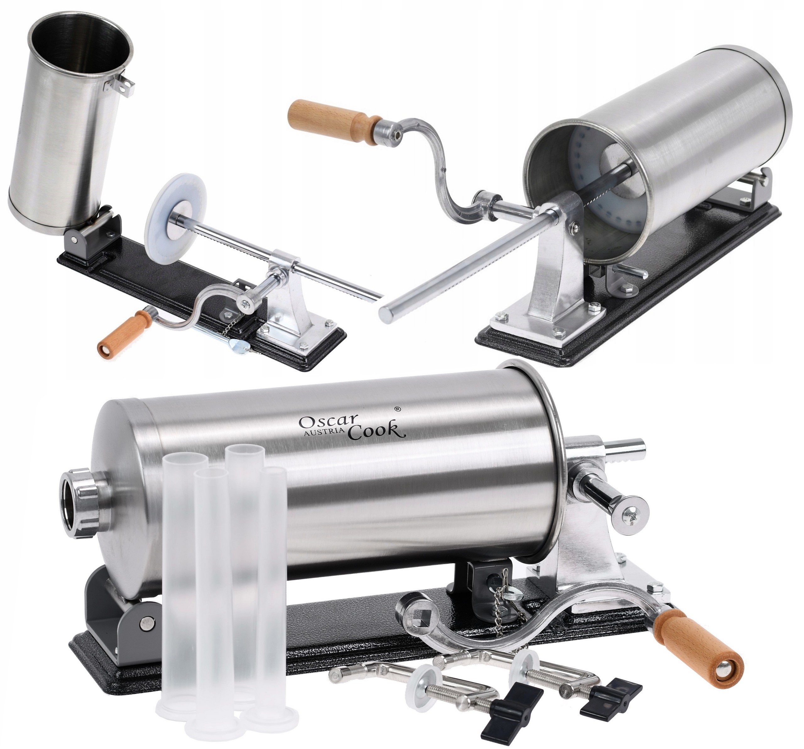 Nadziewarka do Kiełbas Wędlin Maszynka Szpryca Lewarek do Kiełbasy 3kg