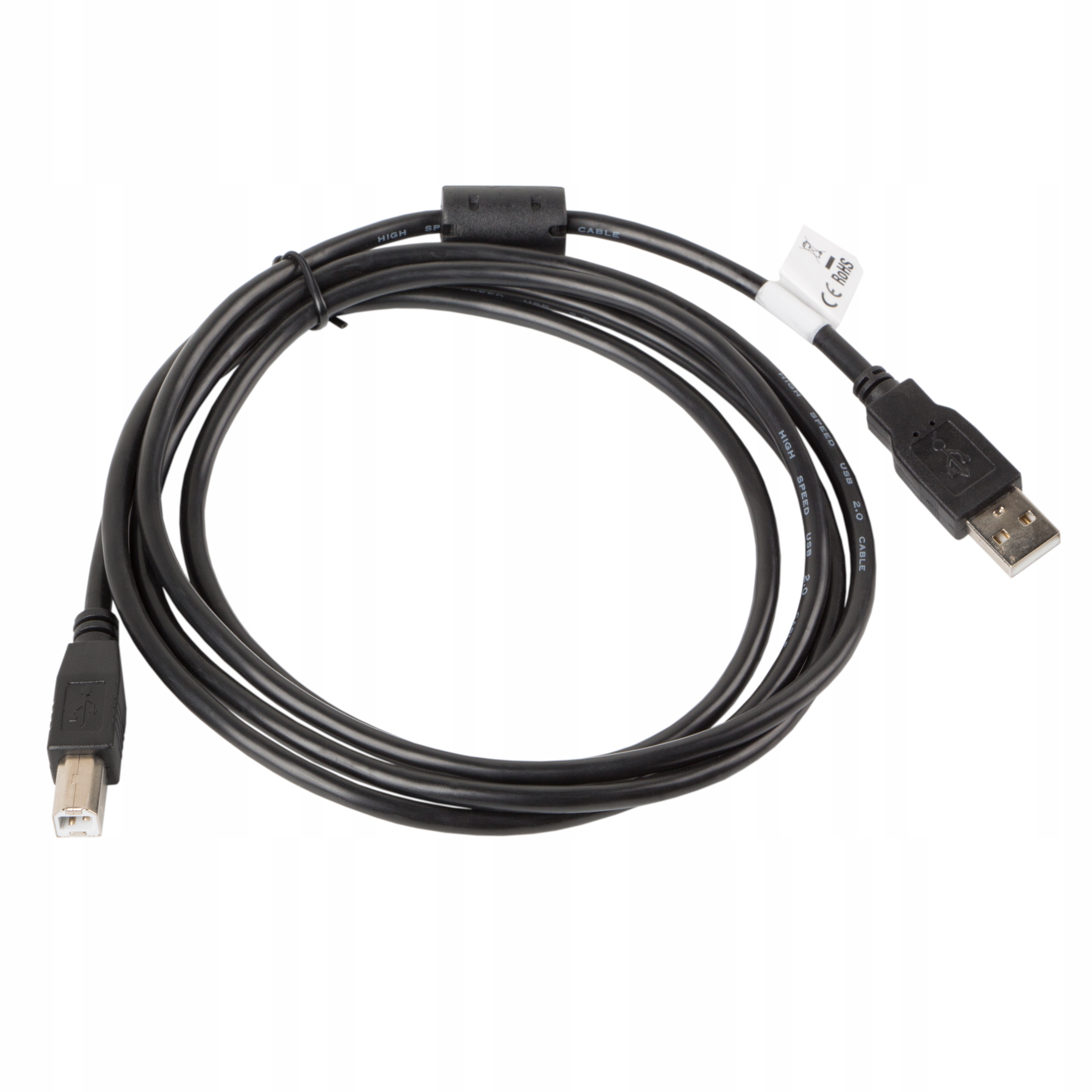 

Lanberg Kabel Usb-a->b 2.0 1.8M Czarny Ferryt