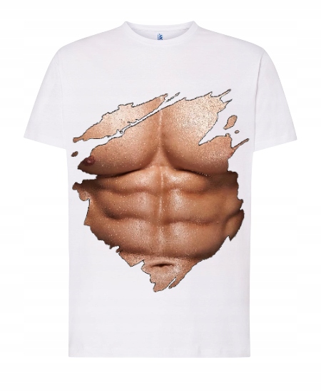 

Koszulka Bawełniana Zabawna Męski Tors T-shirt