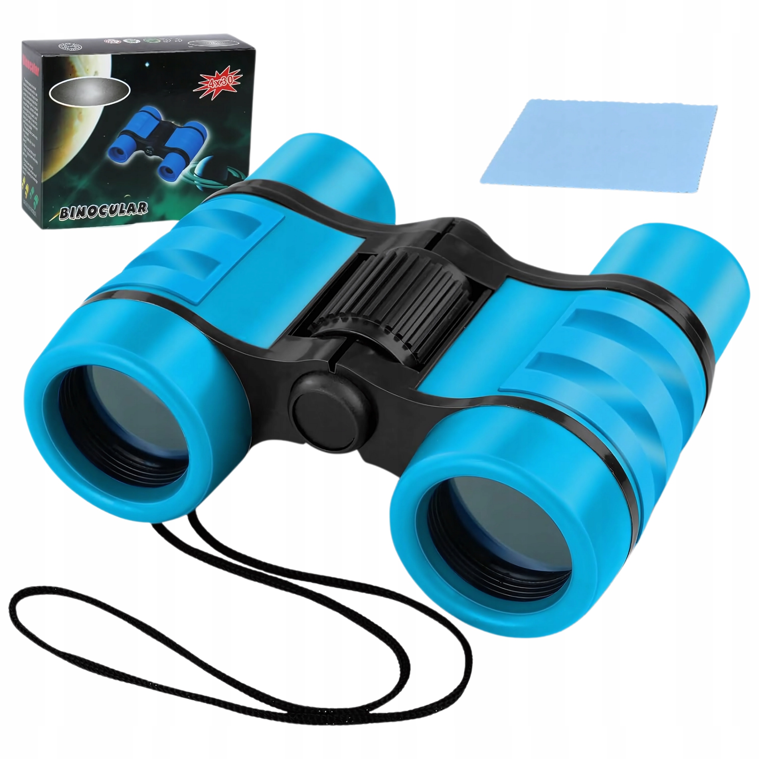 Lornetka dziecięca LORNETKA NIEBIESKA DLA DZIECI ZABAWKA LETNIA ZESTAW