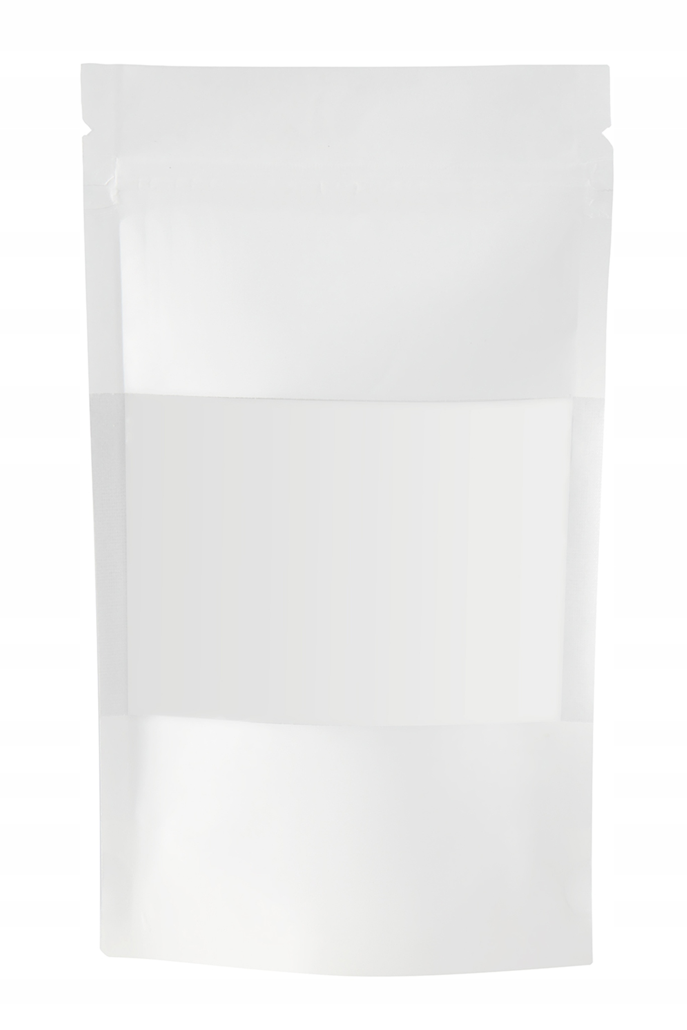 

Worek Doypack papierowy biały 500 ml okienko 50