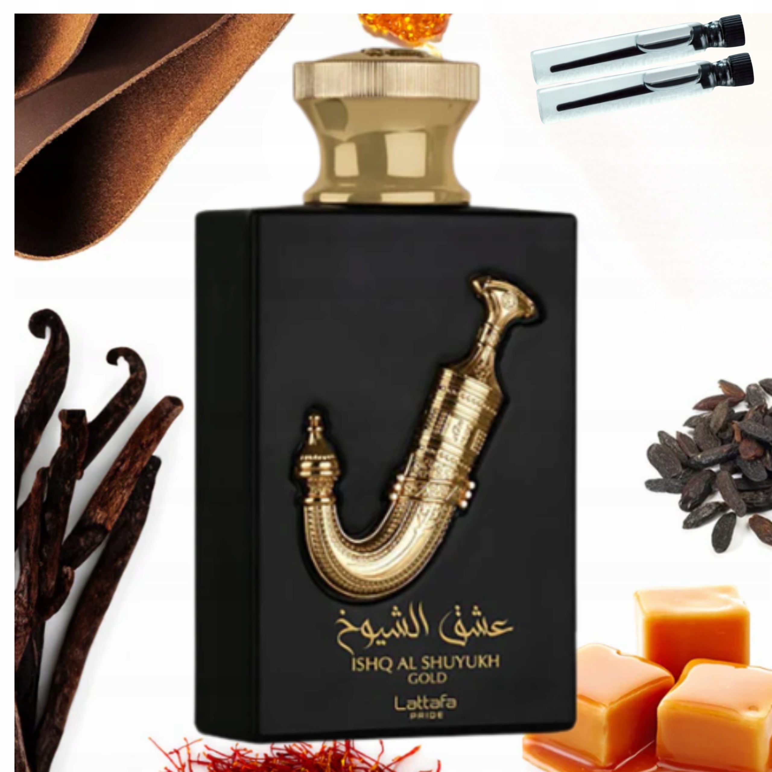 Parfém Lattafa Ishq Al Shuyukh Gold 2 vzorky Dárek