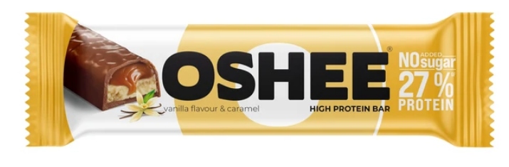 12 Sztuk Oshee Baton Proteinowy Vanilia Caramel 49G