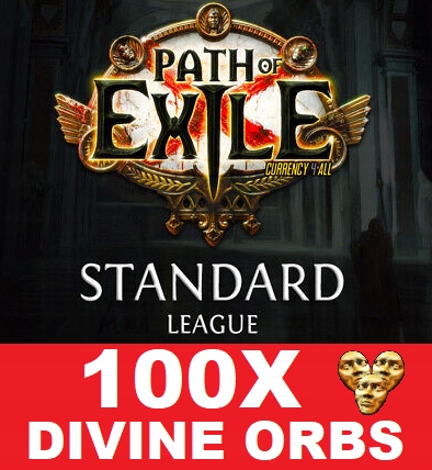 PATH OF EXILE POE STANDARD 100 DIVINE ORB PC