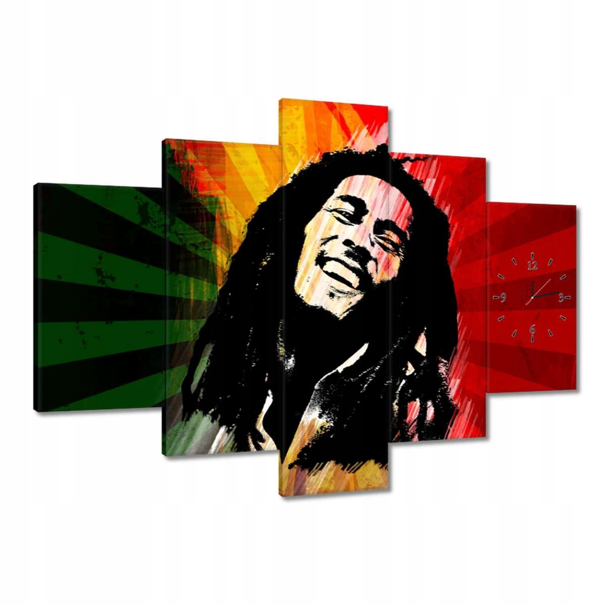 Hodiny 150x105 Bob Marley Reggae