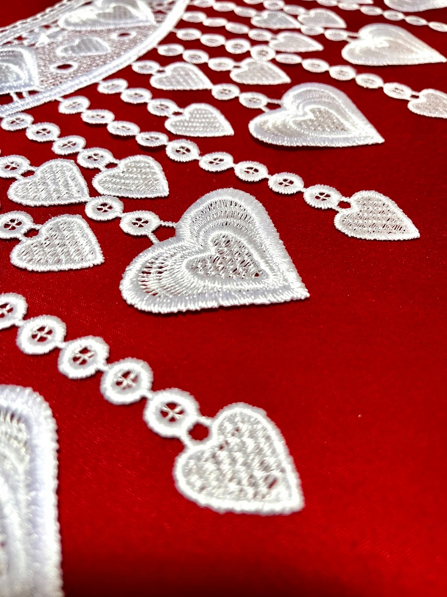 GIPIURA biała KORONKA 20 CM wzór 2031 Marka inna