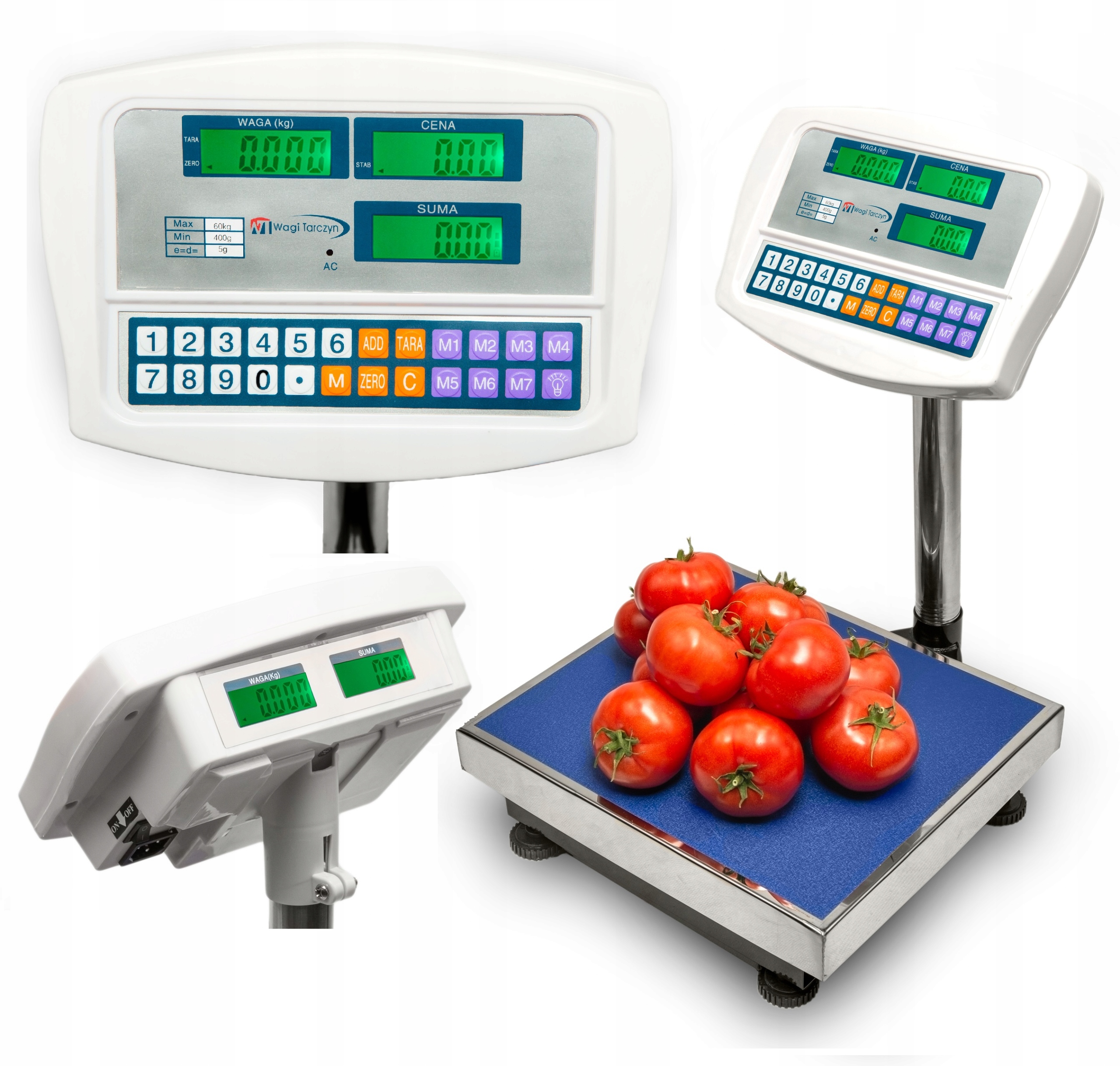

Waga Sklepowa 60KG 5G Elektroniczna Magazynowa