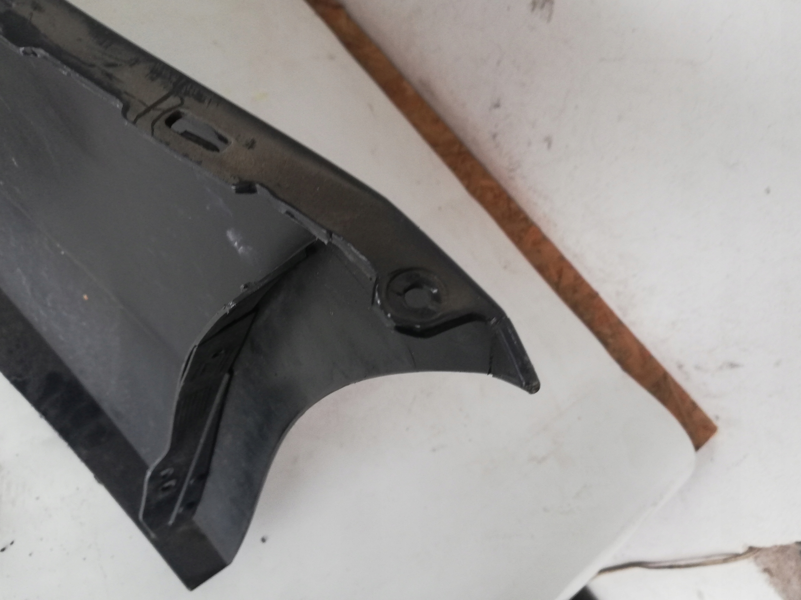 bumper rear part rear AUDI A4 B9 KOMBI S-LINE PDC