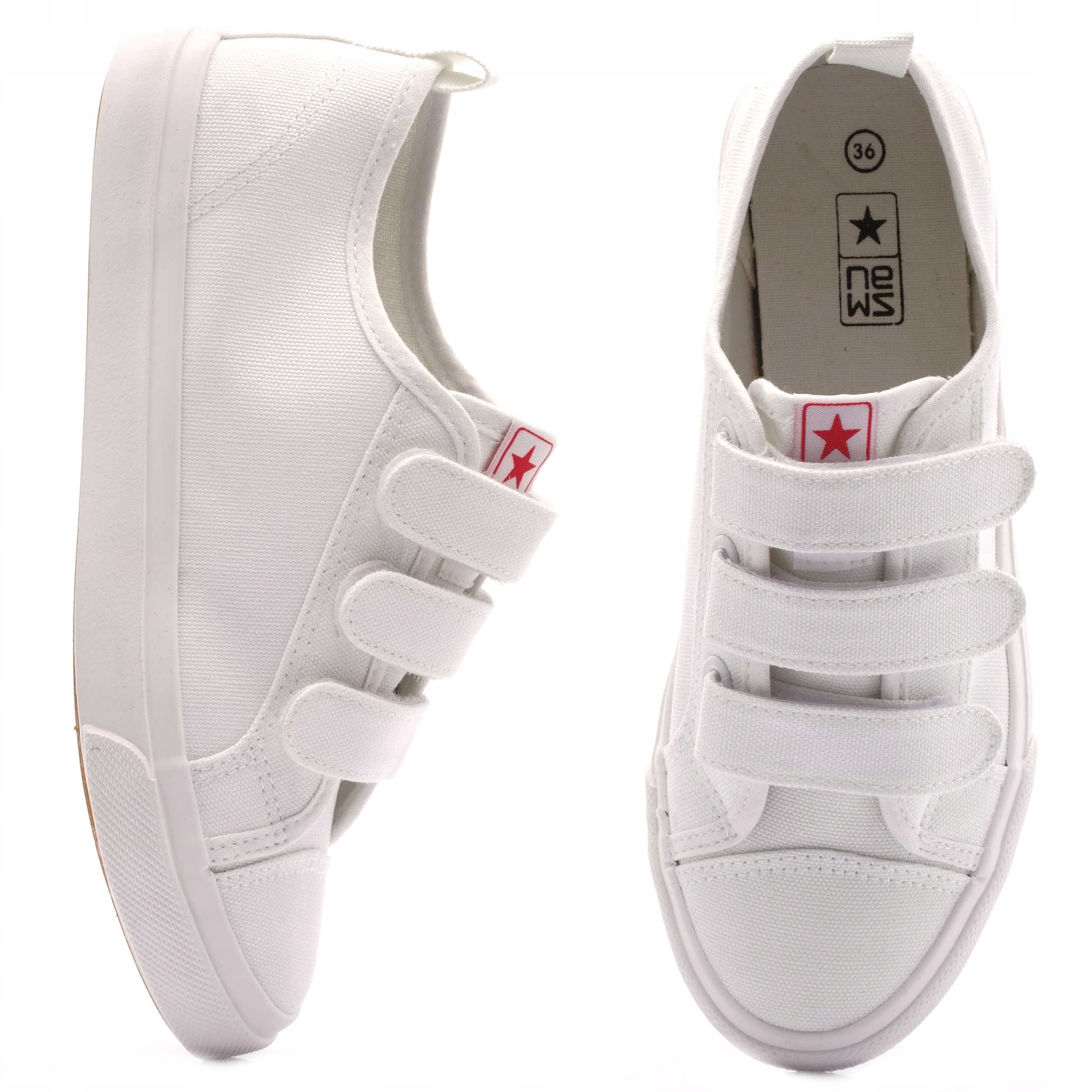 

Trampki tenisówki buty na rzepy News 5791 35