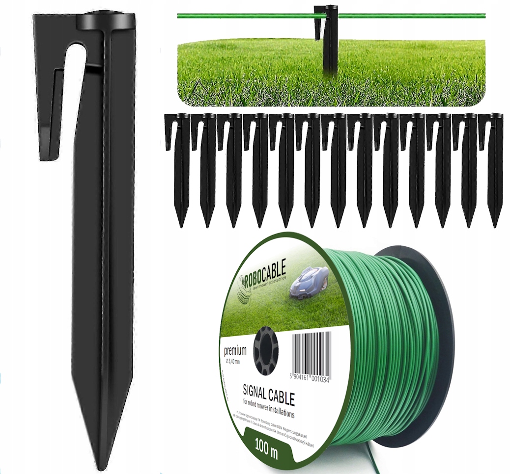 Kabel pro omezení sekačky Sada 100 m Robocable 3,4 mm