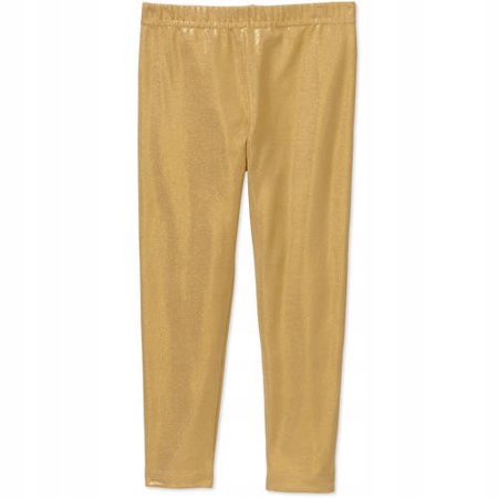 

365 Kids błyszczące leginsy legginsy Złote *128