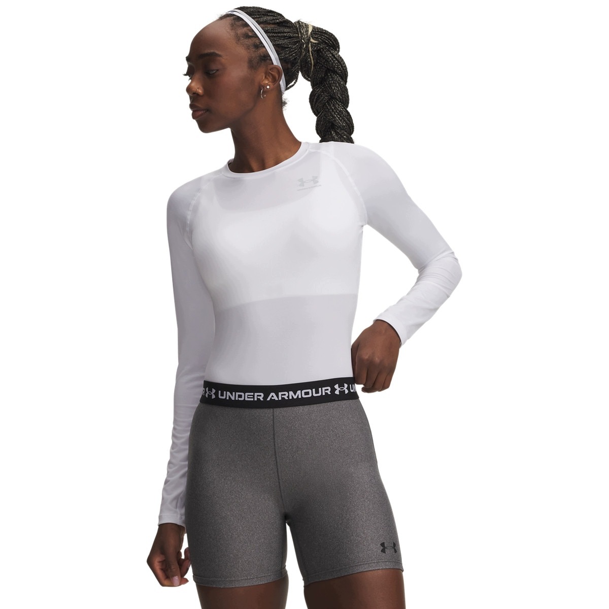 Damski longsleeve treningowy Under Armour Ua Hg Authentics Comp Ls M