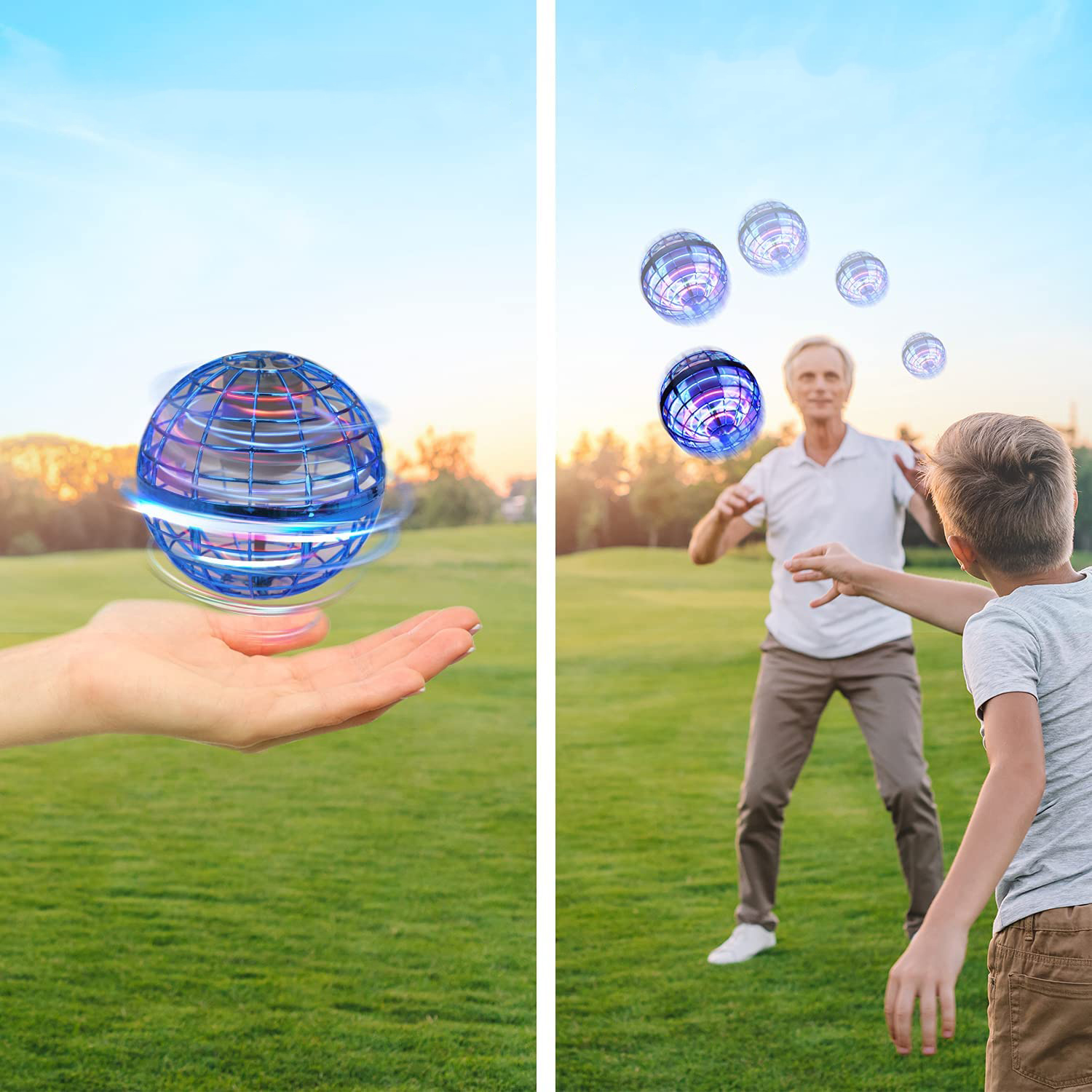 LATAJĄCA KULA BOOMERANG SPINNER FIDGET SPINNER LED Rodzaj Fidget Spinner