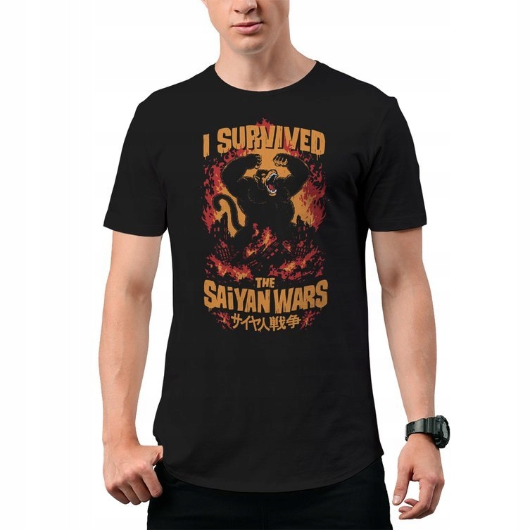 

Koszulka T-Shirt I Survived The Saiyan Wars S