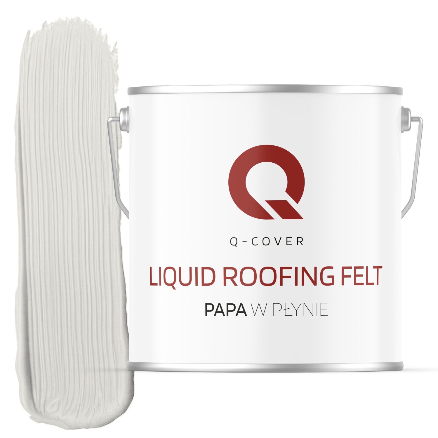 Tekutá Papa 5 Kg, Údržbár Striech Pripravený Na Použitie, Trvanlivá Biela, Cestná