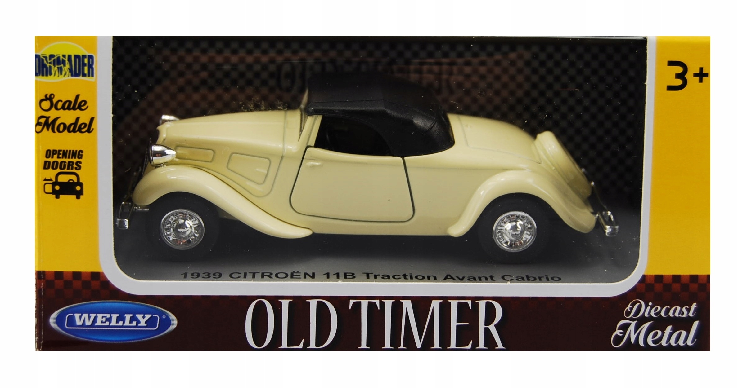 Welly Old Timer 1939 Citroen 11B Cabrio 1:34 Nowy
