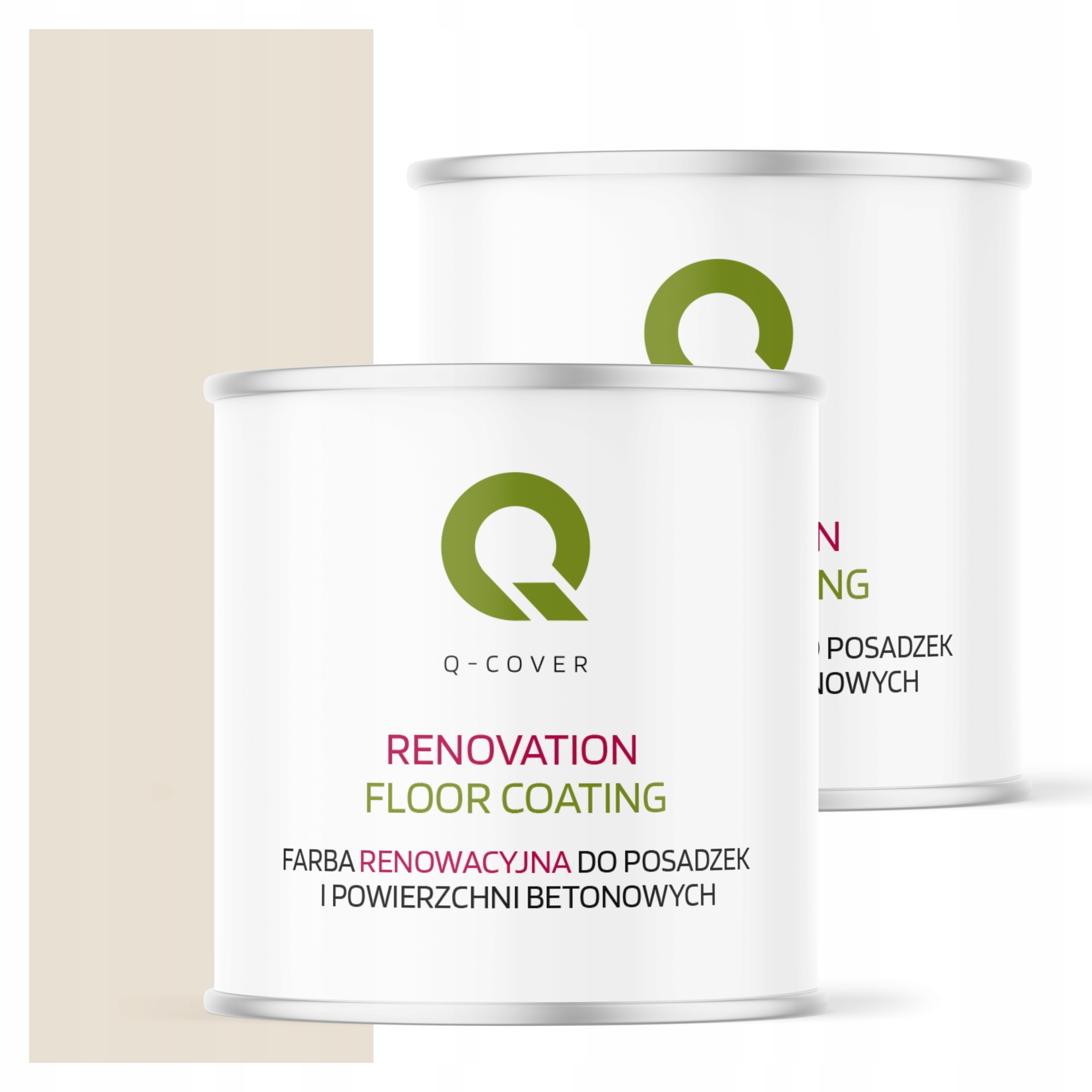 Ochranná farba na podlahy Renovačný betón Krémová 9001 Polomat 2,5L