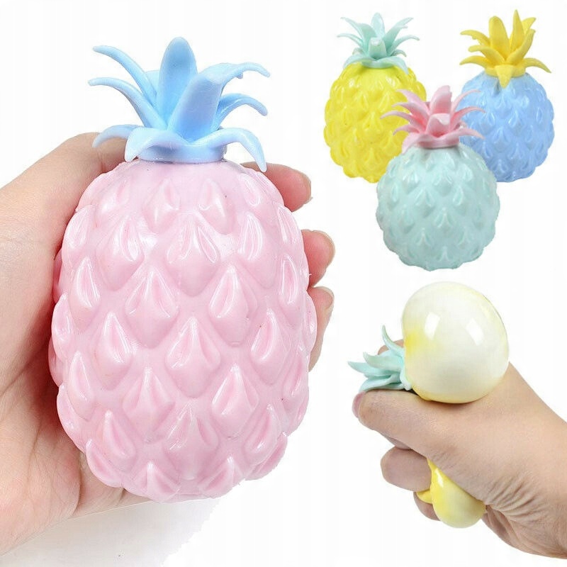 

Gniotek antystresowy Ananas squishy z Kuleczkami