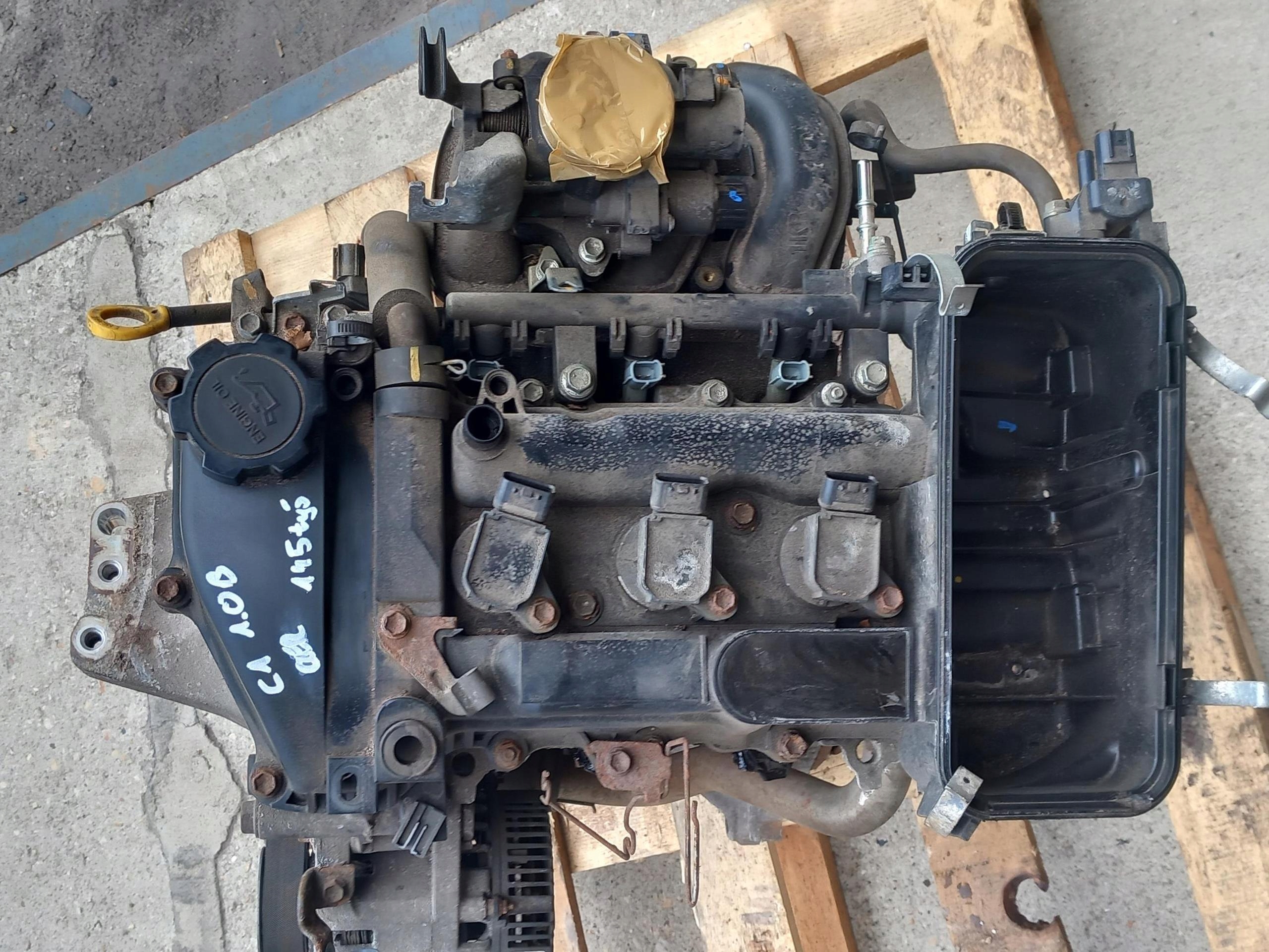 engine complete WRAZ Z OSPRZETEM CITROEN C1 and 1.0B 86KM 1KR-B52