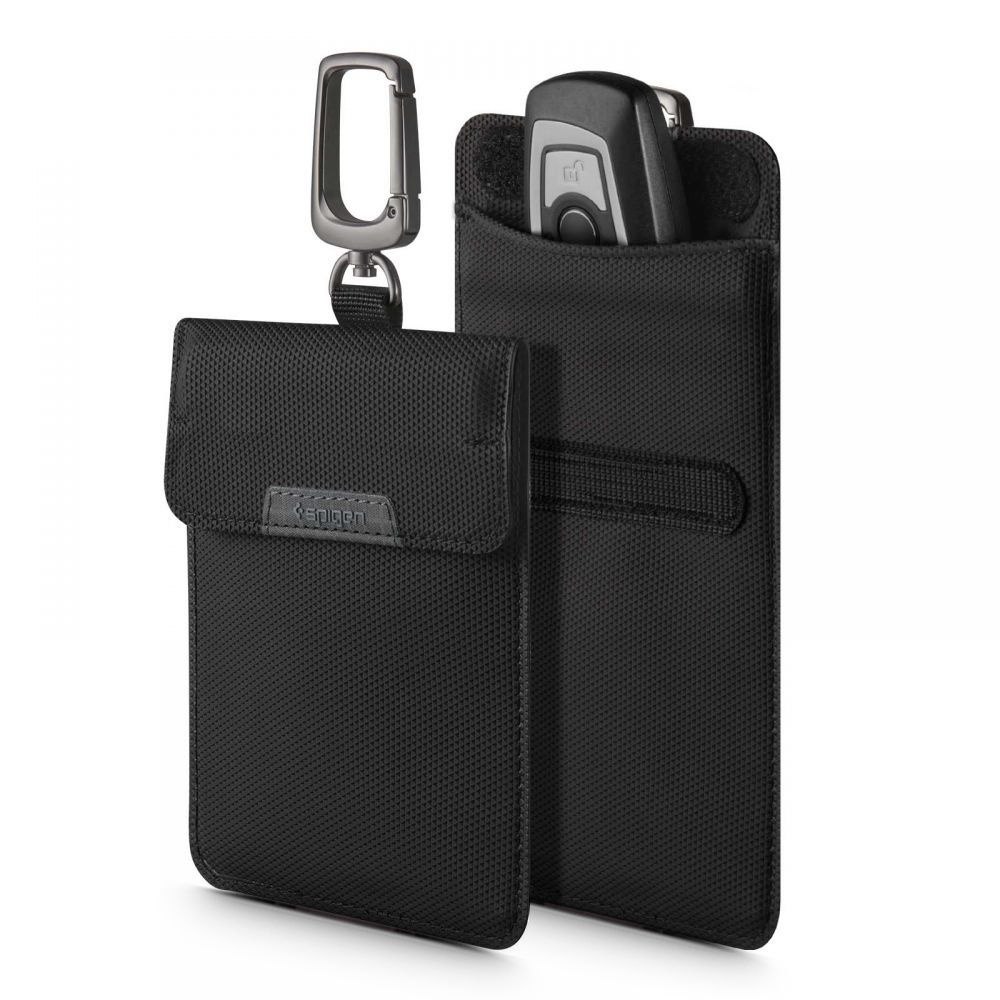 Protikrádežové pouzdro na klíče blokující signál Keyless Rfid černé Spi