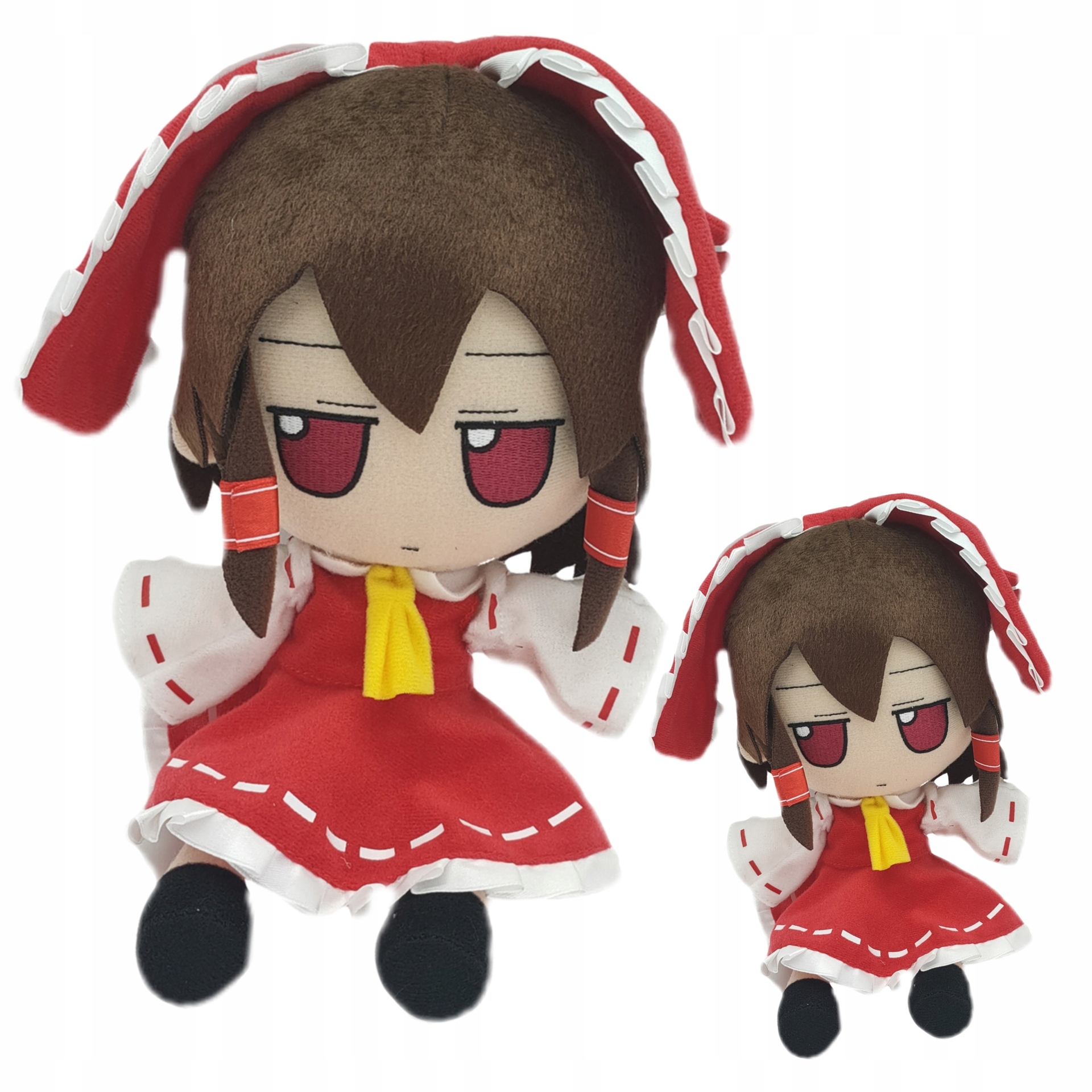 Lolita TOUHOU PLÜSS JÁTÉK 20cm FUMO Project Reimu Hakurei Finom Szín piros