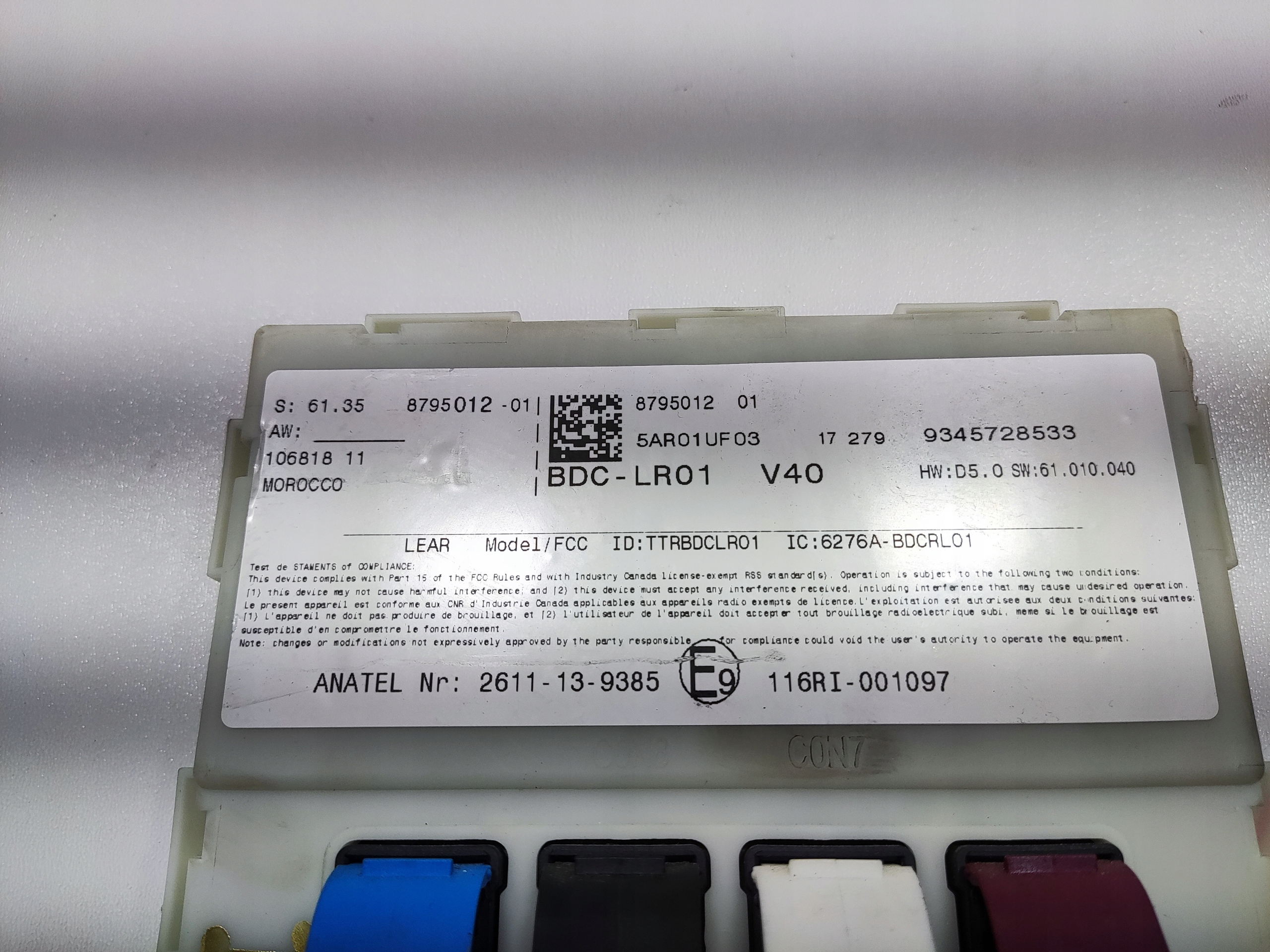 module control unit BDC MINI COUNTRYMAN F60 2016-2020 8795012