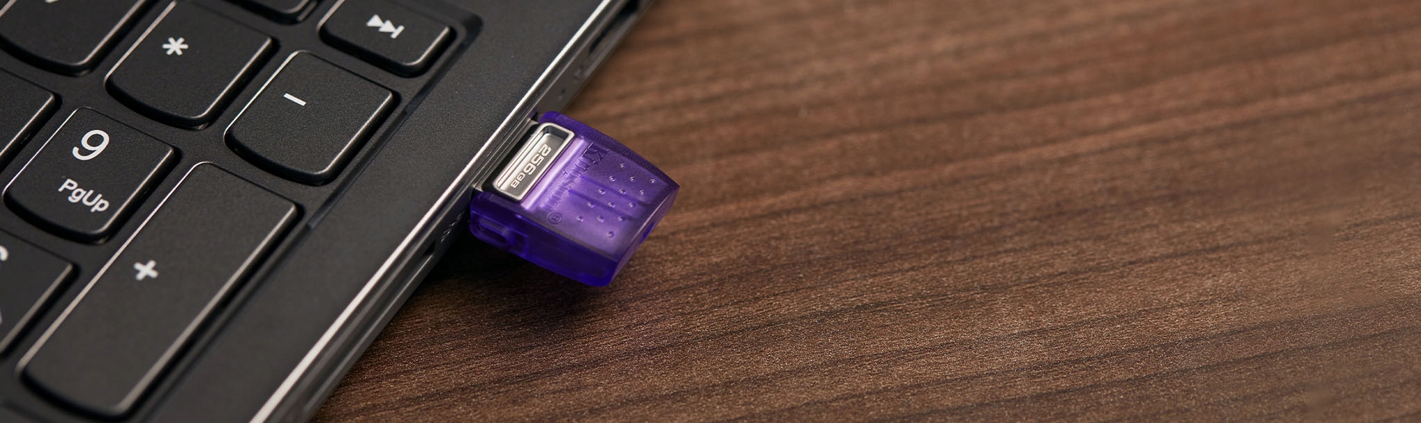 Mały Pendrive KINGSTON DT Duo 3C 64GB USB-C 200MB/s do telefonu tabletu Kolor fioletowy