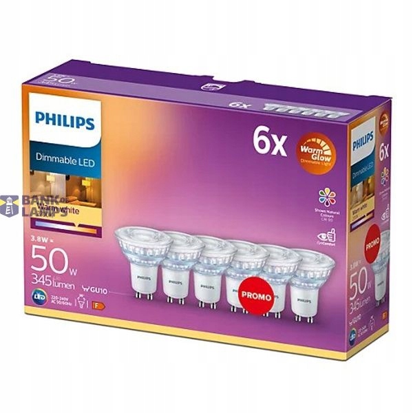 Philips Led žárovka GU10 5W 2700K 350 lm 929002065733