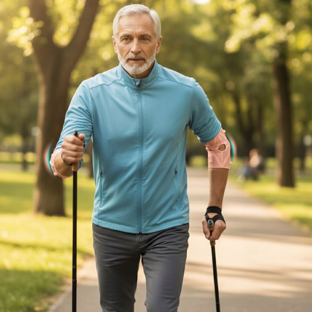 OPASKA NA ŁOKIEĆ ORTEZA MAGNETYCZNA STABLIZUJĄCA UCISKOWA - 8 MAGNESÓW Marka bez marki