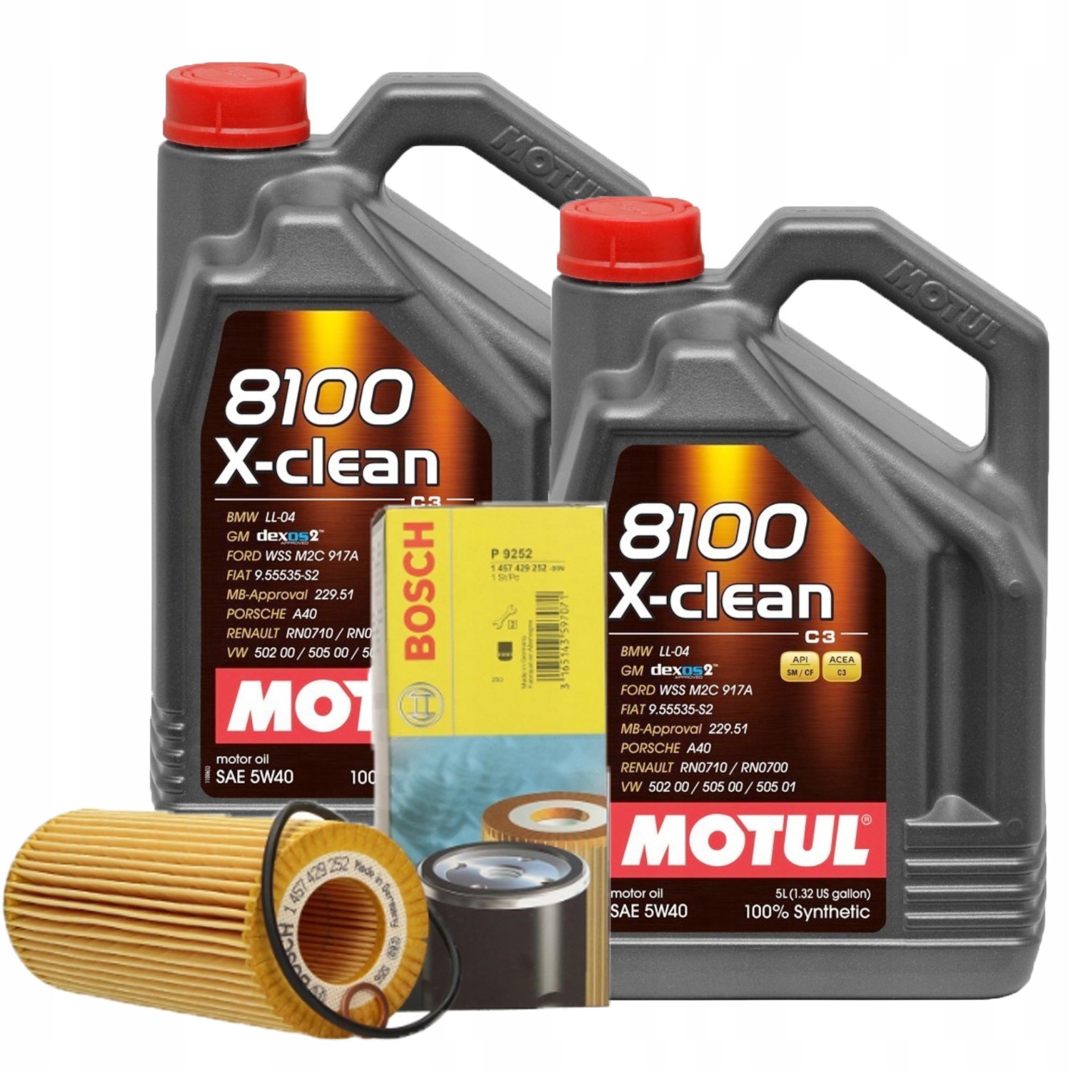 Olej Motul 8100 XClean 5W40 9L BMW X5 xDrive 30 35