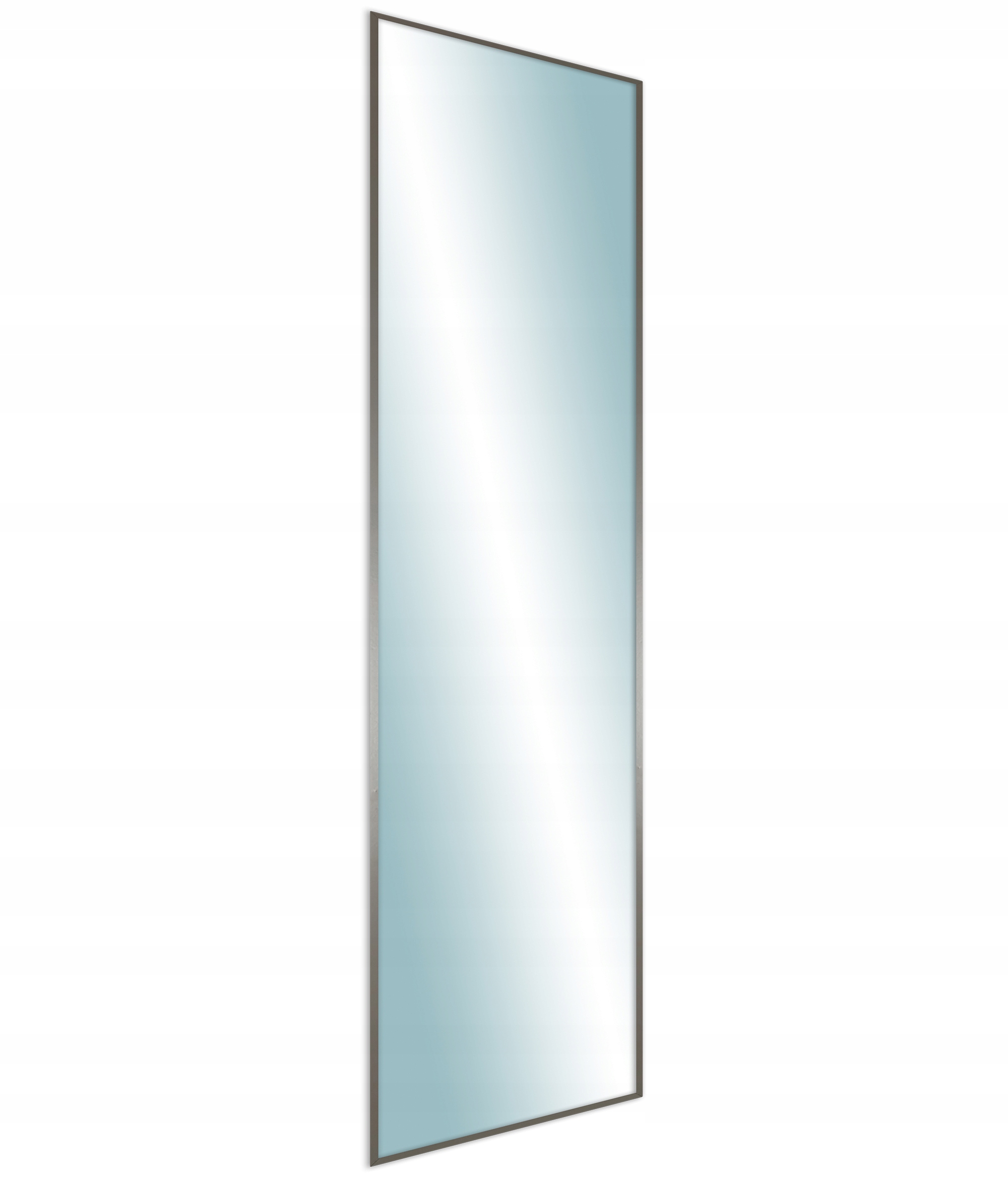 

Lustro w ramie 150x30 nowoczesna wąska rama szary