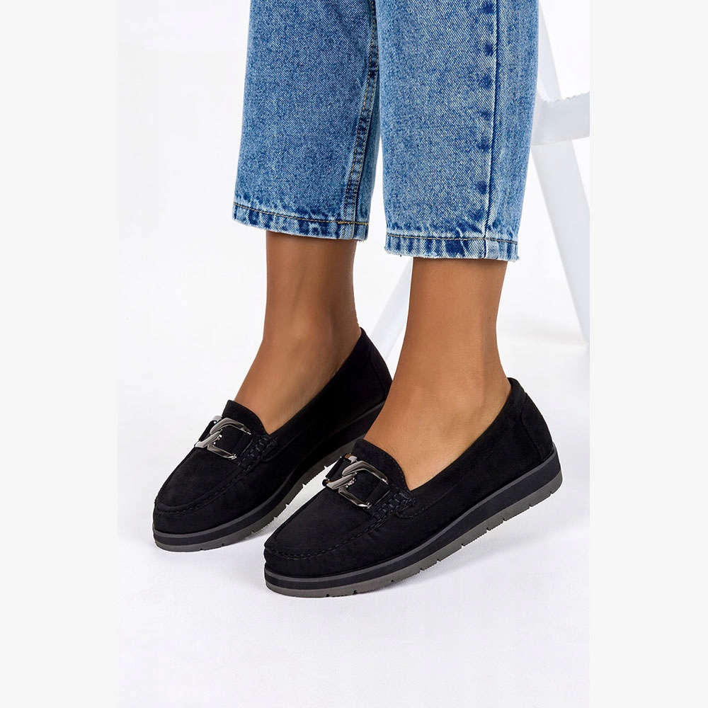 MOKASYNY DAMSKIE PÓŁBUTY WSUWANE KLASYCZNE r 40 Marka Casu