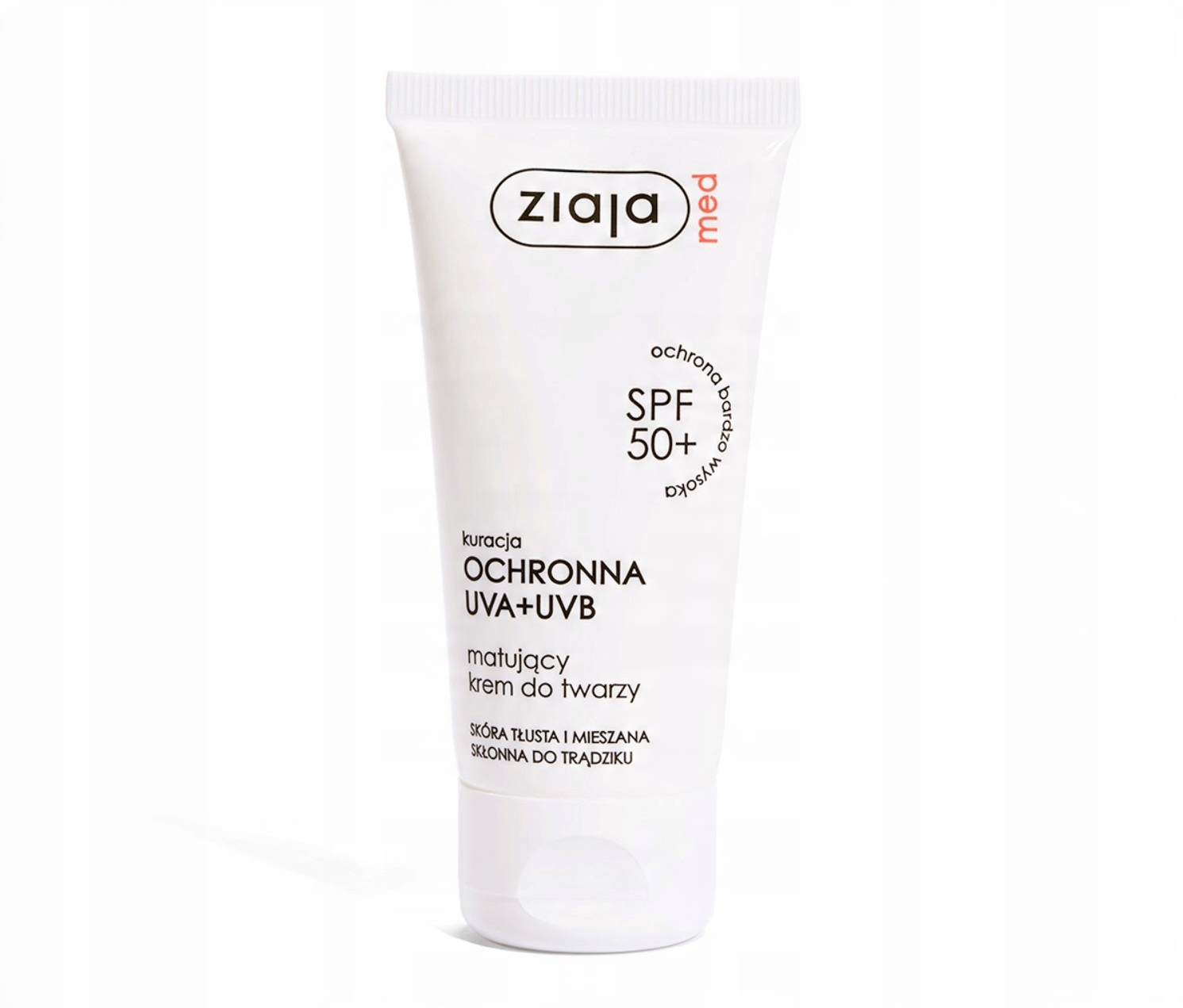 

Ziaja Med SPF50 Uva Uvb matujący krem do twarzy 50