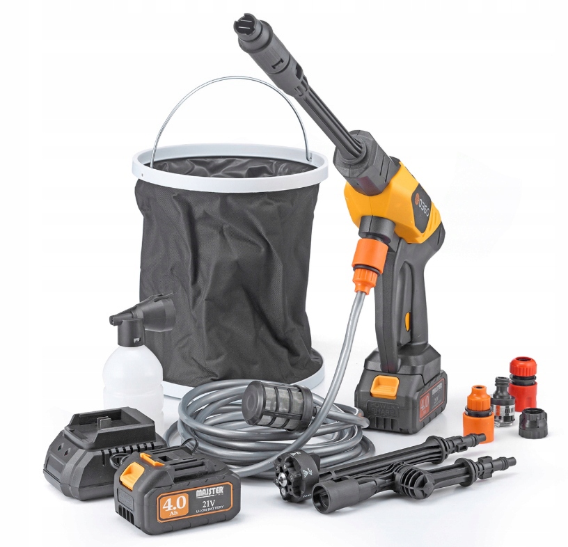 Myjka przenośna na baterie akumulatory pompa wody Majster Pro Polska mp0360