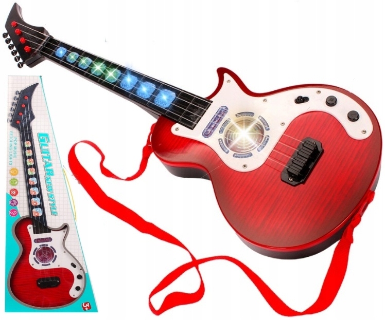 BEZPRZEWODOWA GITARA ELEKTRYCZNA DLA DZIECI