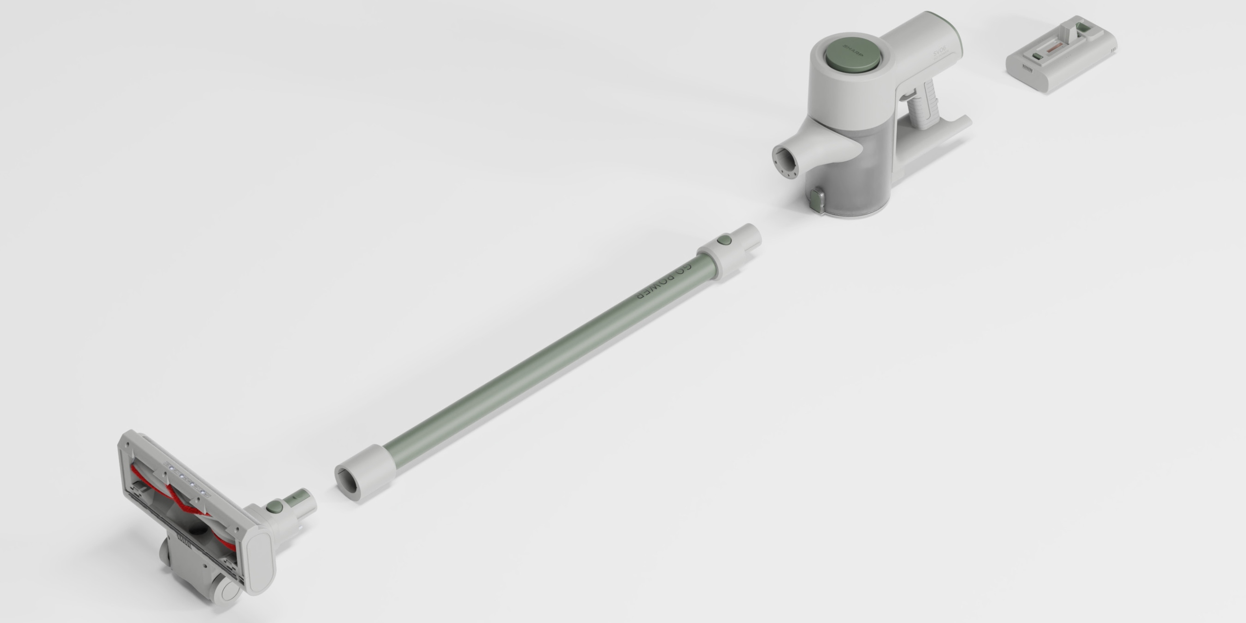 Sharp VC-SV06AEU-G bezprzewodowy odkurzacz