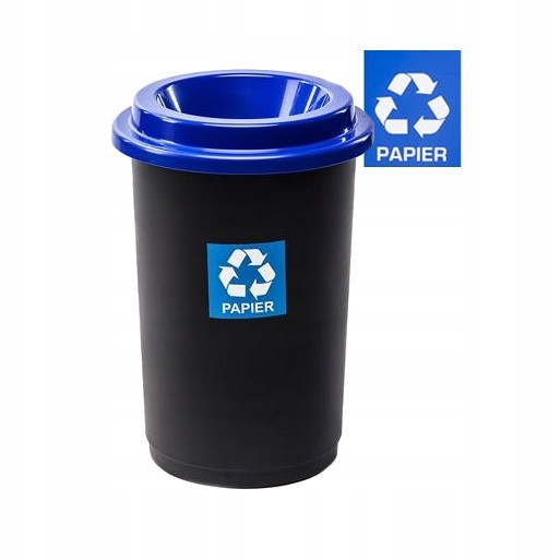 

kosz Do Segregacji kosz na papier niebieski 50L