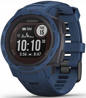 Garmin Instinct Crossover Solar Tidal Blue, вес 53 г.