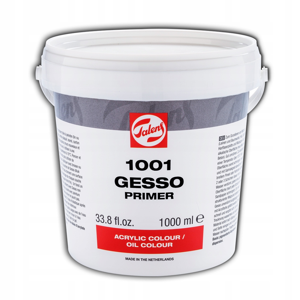 Akrylová zemina Gesso Primer 1001 Talens 1000ml