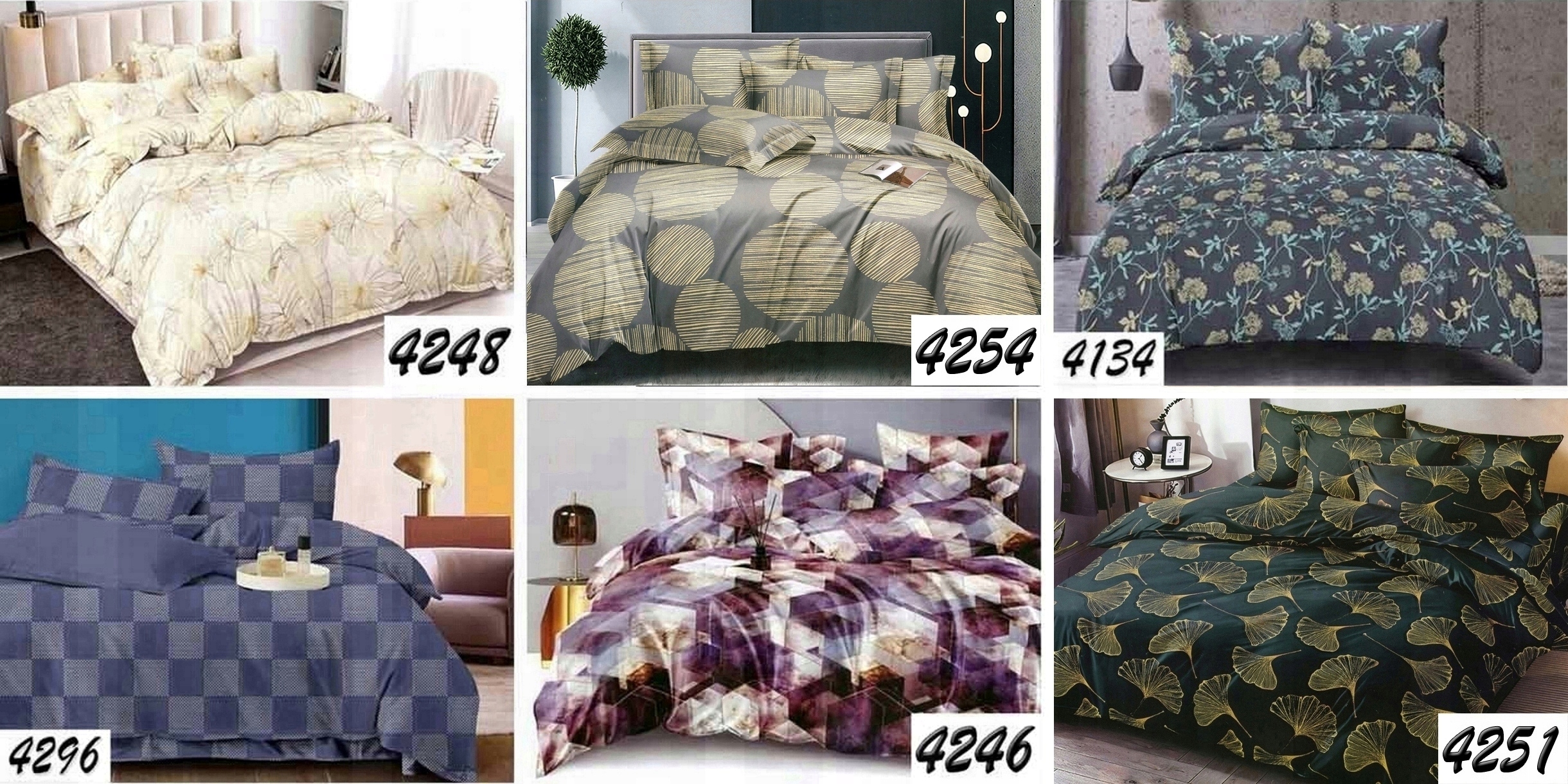 KOMPLET POŚCIEL 160X200 z BAWEŁNY SATYNOWEJ + 2X POSZEWKI ZESTAW DUŻO WYBÓR Kod producenta SB