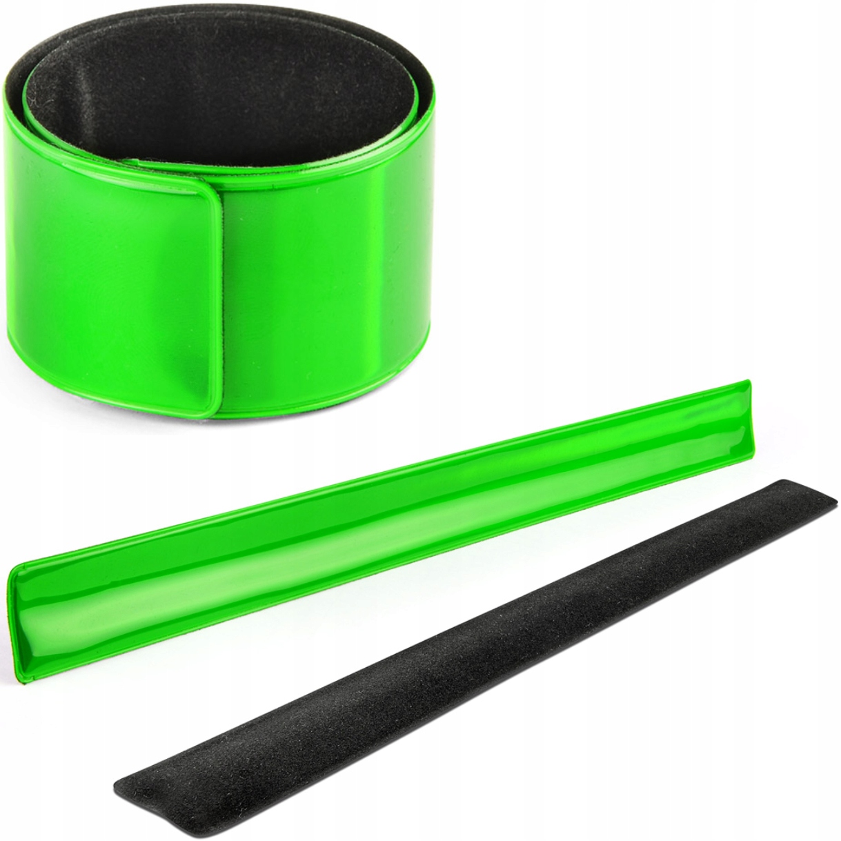 

Opaska Odblaskowa samozaciskowa 30 cm Zielona