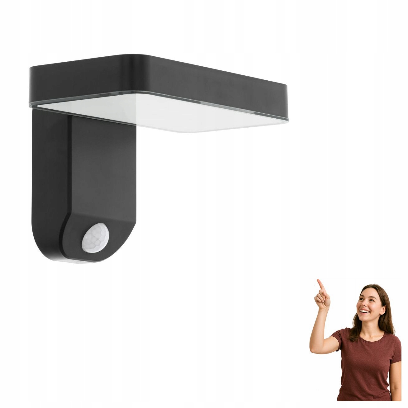 Venkovní Led nástěnné svítidlo 4,5 W s čidlem Pastion 98191 Eglo